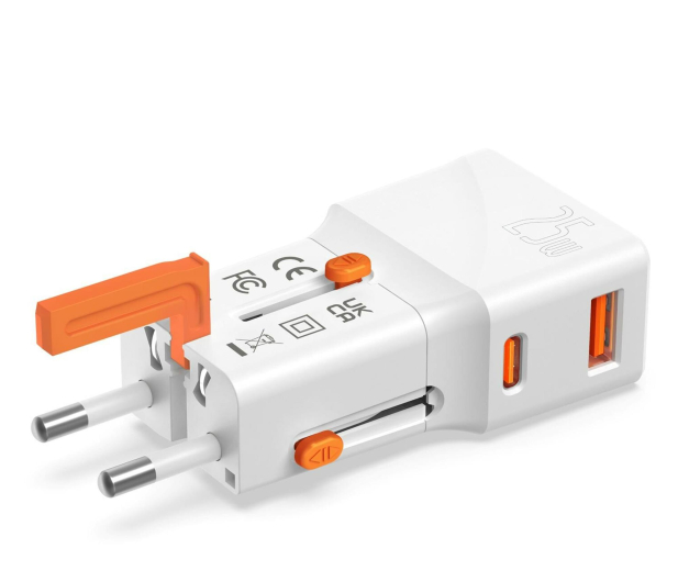 4smarts World Travel Adapter Nomad Pocket 25W USB-C/USB-A - 1512661 - zdjęcie 2